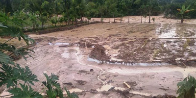  9 Rumah Warga di Solok Selatan Hanyut Dihantam Arus Sungai Batang Suliti